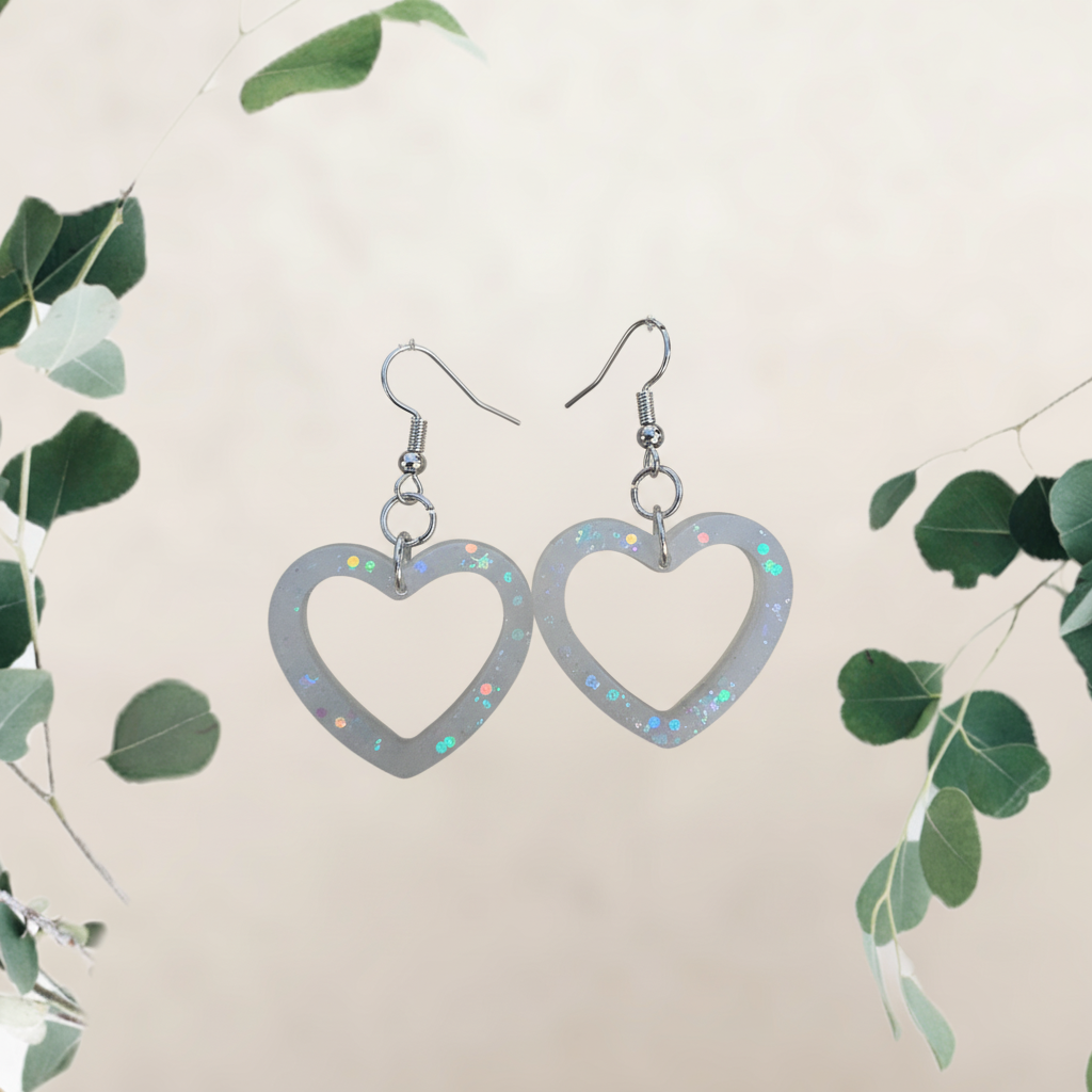 Heart Earrings No Tag
