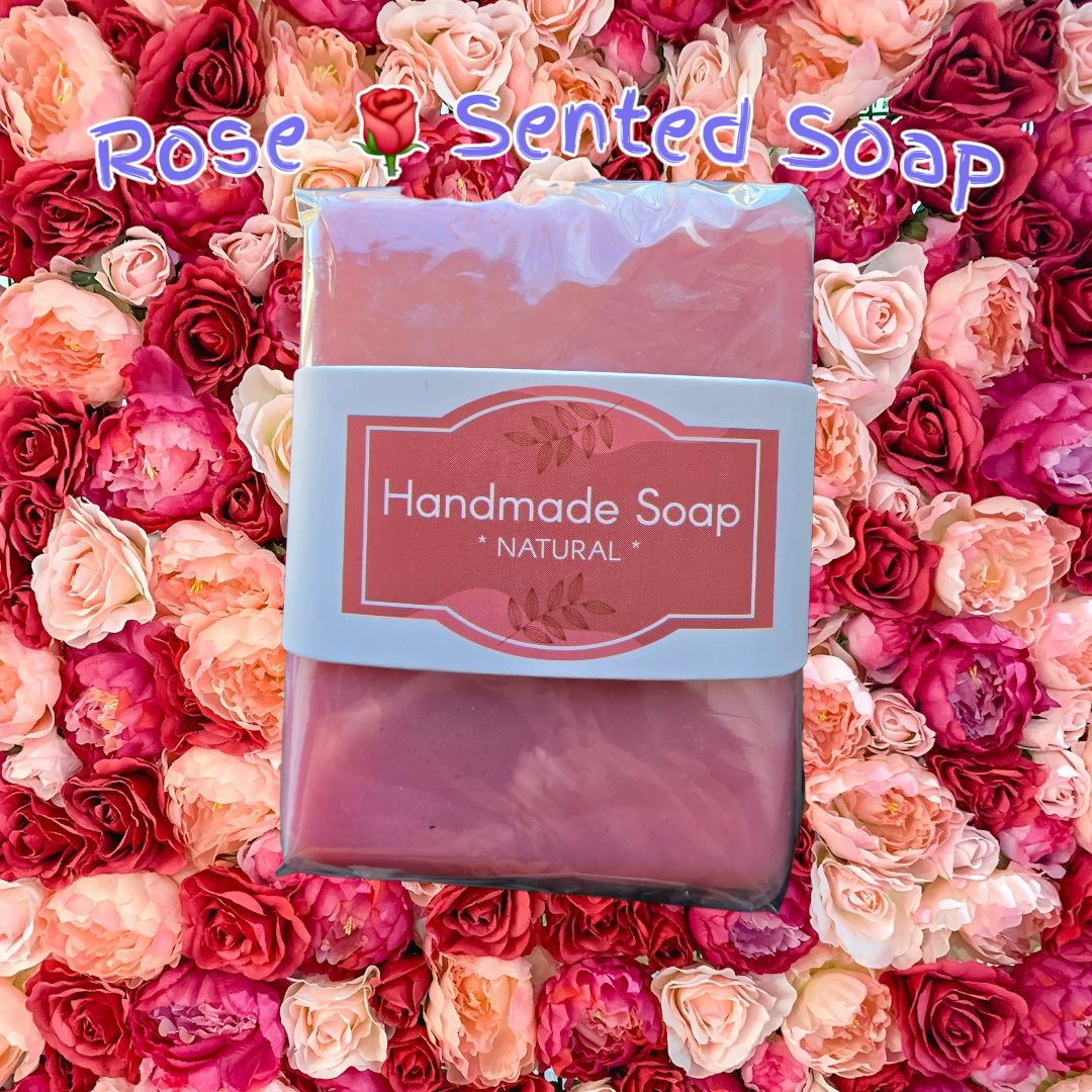 Rose Scented Soap Bar – Natural Handmade