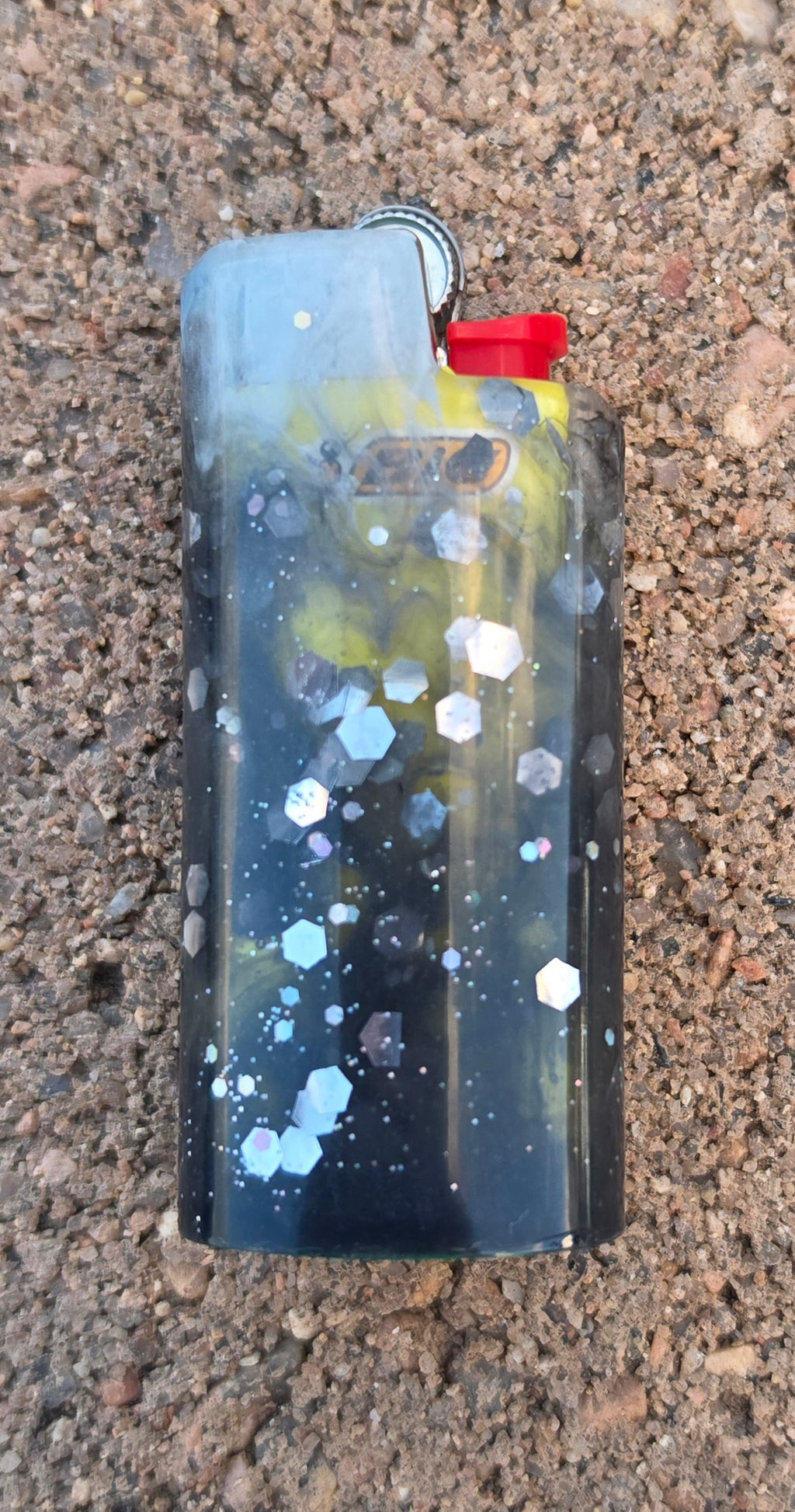 Midnight Galaxy Mini BIC Lighter Case