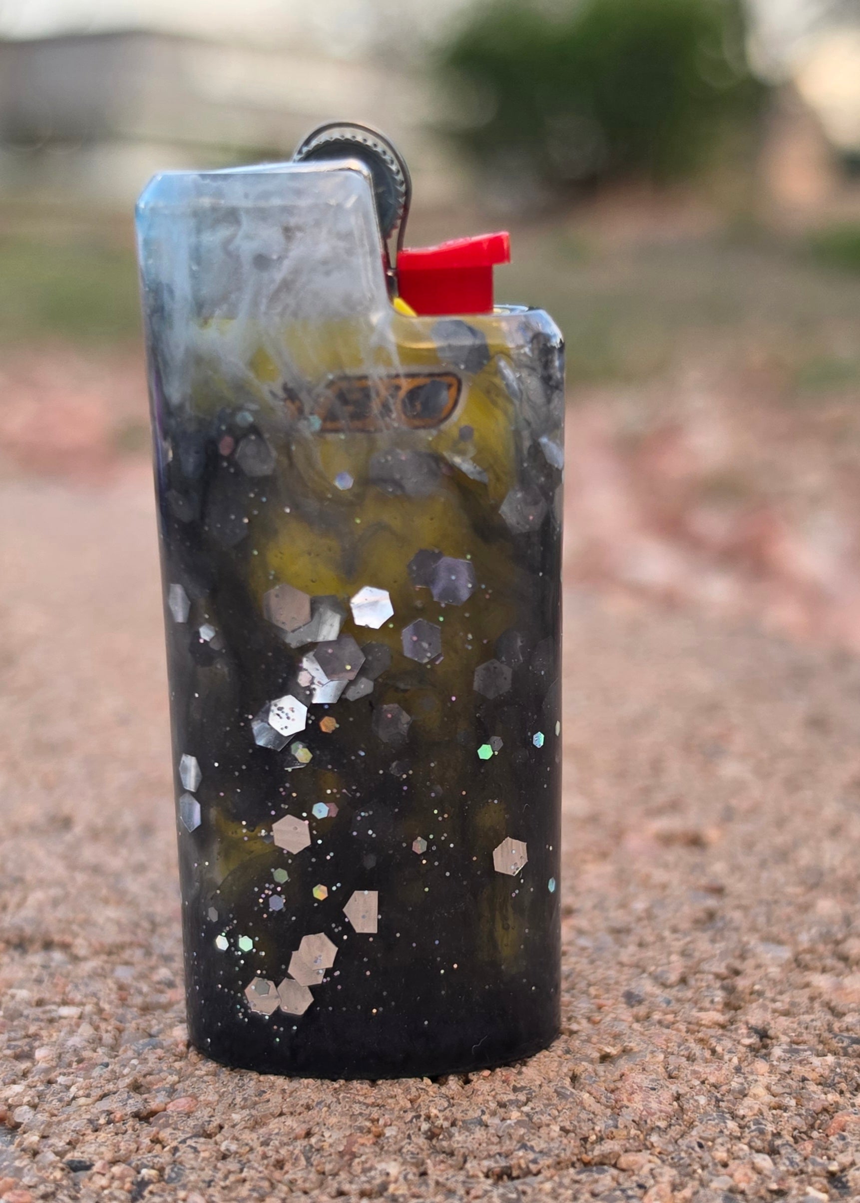 Midnight Galaxy Mini BIC Lighter Case