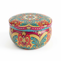 Boho Floral Tin Candle - Main Photo