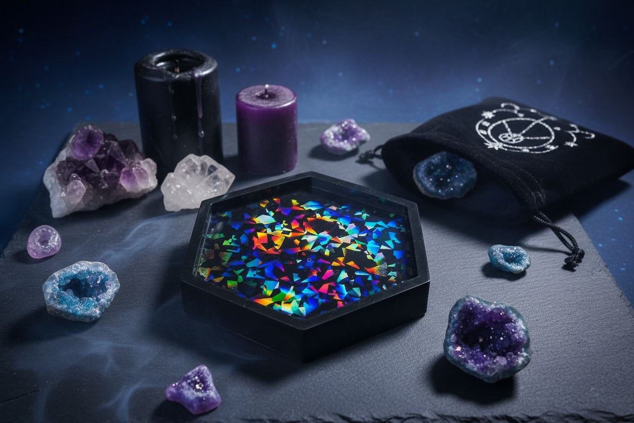 Cosmic Hex Tray Lifestyle