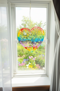 Pride Heart — Tree of Life Clean Window