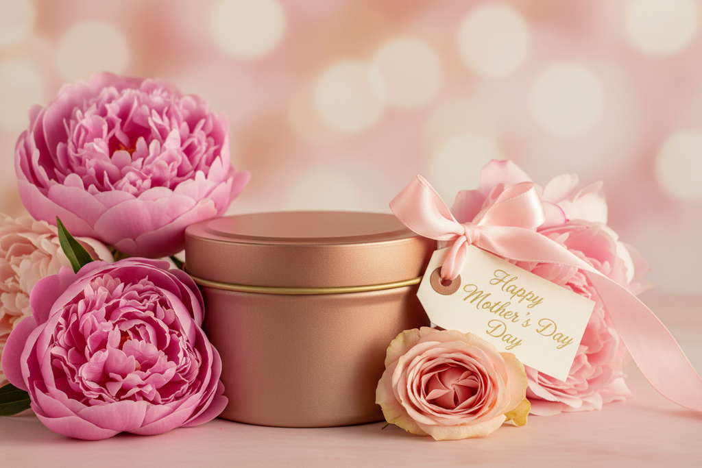Rose Gold Tin Candle - Mother's Day Lifestyle